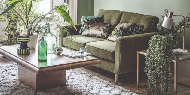 Green sofa sofology discount