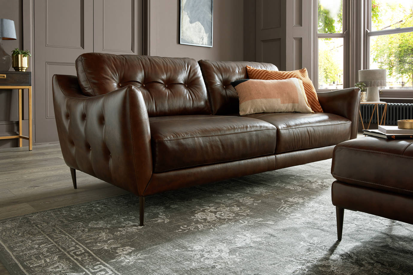 Leather Sofas Sofology, Long Couches Leather