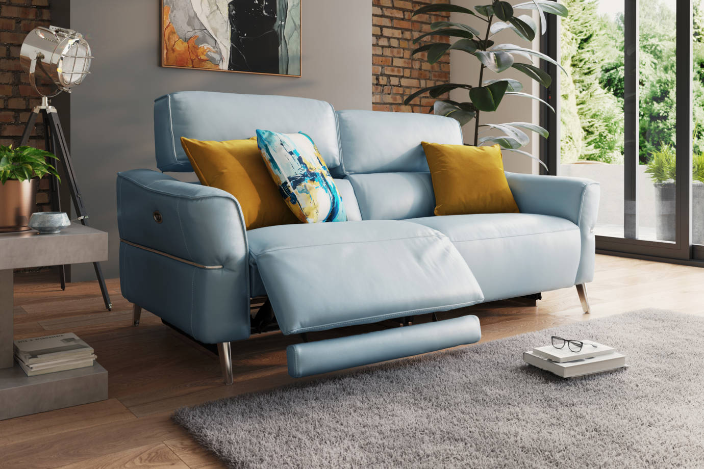 Sofology leather recliner chairs shop
