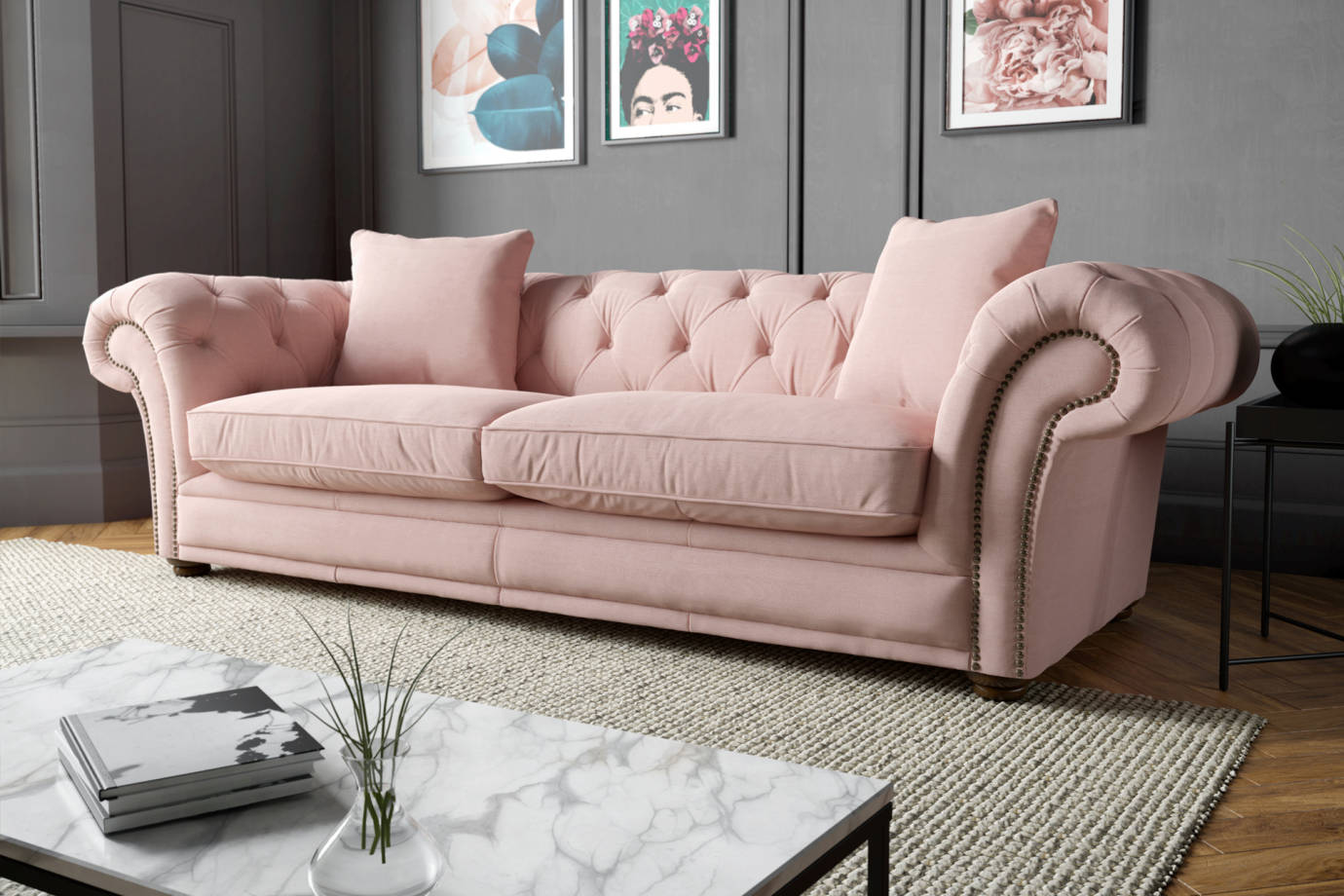 Leather Sofas Sofology, Pink Leather Furniture