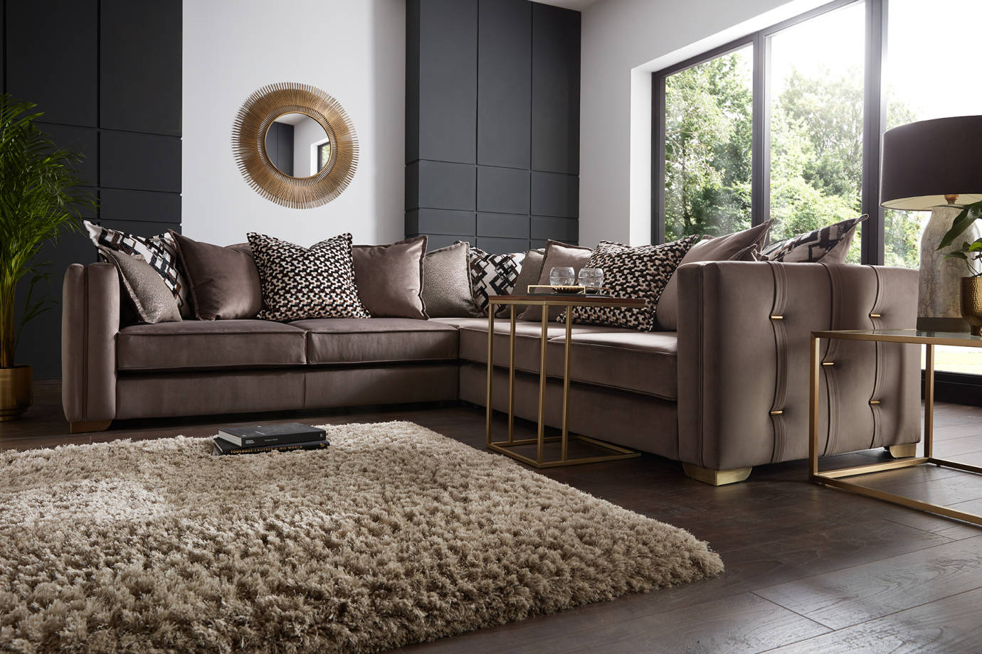 L alakú kanapé, kényelmes kanapéágy
