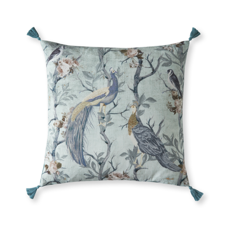 teal color cushions