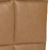relaxed embossed leather cognac
