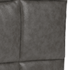 relaxed embossed leather black coffee