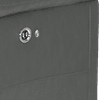 relaxed soft leather charcoal