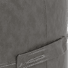 relaxed embossed leather black coffee