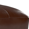 relaxed embossed leather mahogany