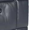 trusty soft sheen leather navy blue