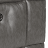 relaxed embossed leather black coffee