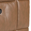 relaxed embossed leather caramel