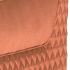 lifestyle plush fabric burnt orange