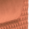 LIFESTYLE PLUSH FABRIC BURNT ORANGE