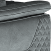 lifestyle plush fabric lead grey