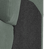 lifestyle flecked fabric mineral green