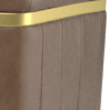 trusty embossed leather chestnut
