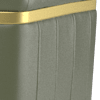 trusty embossed leather dark olive