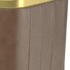 trusty embossed leather chestnut