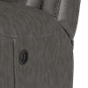 relaxed embossed leather black coffee