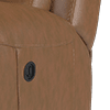 relaxed embossed leather caramel