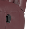 relaxed embossed leather rouge