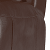 relaxed embossed leather mahogany