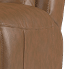 relaxed embossed leather caramel