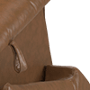 relaxed embossed leather caramel