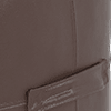 relaxed embossed leather mahogany