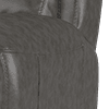 relaxed embossed leather black coffee