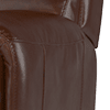 relaxed embossed leather mahogany