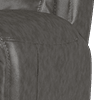 relaxed embossed leather black coffee
