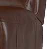 relaxed embossed leather mahogany