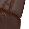 relaxed embossed leather mahogany
