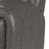 relaxed embossed leather black coffee