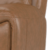 relaxed embossed leather caramel