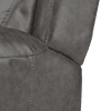 relaxed embossed leather black coffee