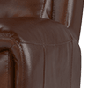 relaxed embossed leather mahogany
