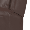 relaxed embossed leather mahogany