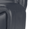 trusty soft sheen leather navy blue