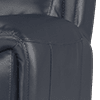 trusty soft sheen leather navy blue