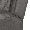 relaxed embossed leather black coffee