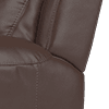 relaxed embossed leather mahogany