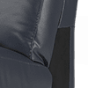 trusty soft sheen leather navy blue