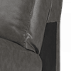 relaxed embossed leather black coffee