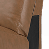 relaxed embossed leather caramel