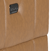 relaxed embossed leather cognac
