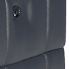 trusty soft sheen leather navy blue