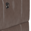 relaxed embossed leather dark brown