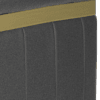 trusty embossed leather jet black