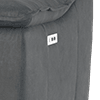lifestyle flecked fabric charcoal